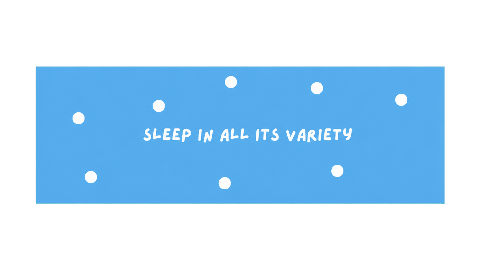 Diagram showing normalising different sleep experiences during insomnia recovery